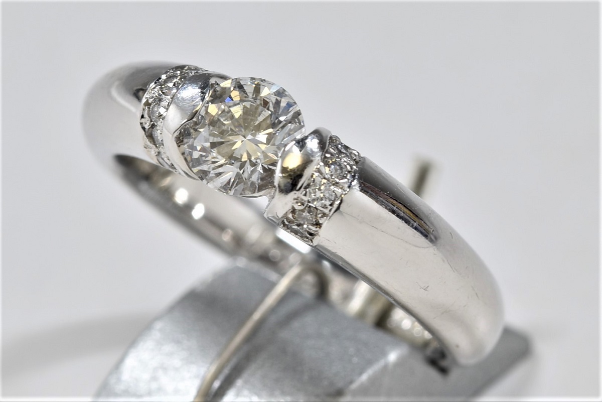 Pt900(プラチナ) ダイヤモンド 指輪 画像1