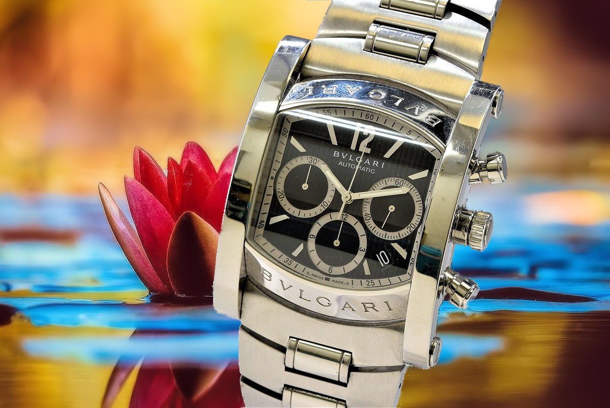 BVLGARI 【ブルガリ】アショーマ･クロノグラフ AA48SCH 画像1