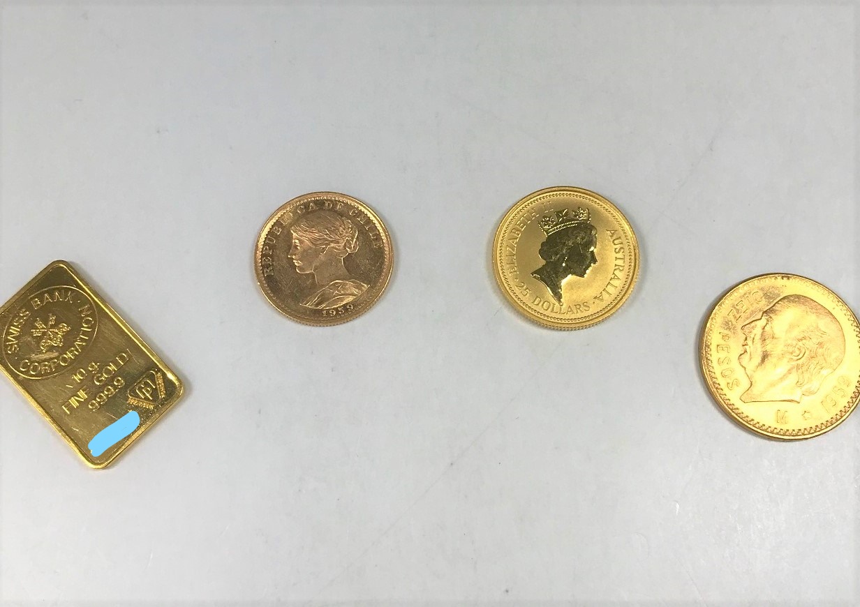 純金 K24 インゴッド ナゲットコイン K21.6 21.6金 金貨 画像1