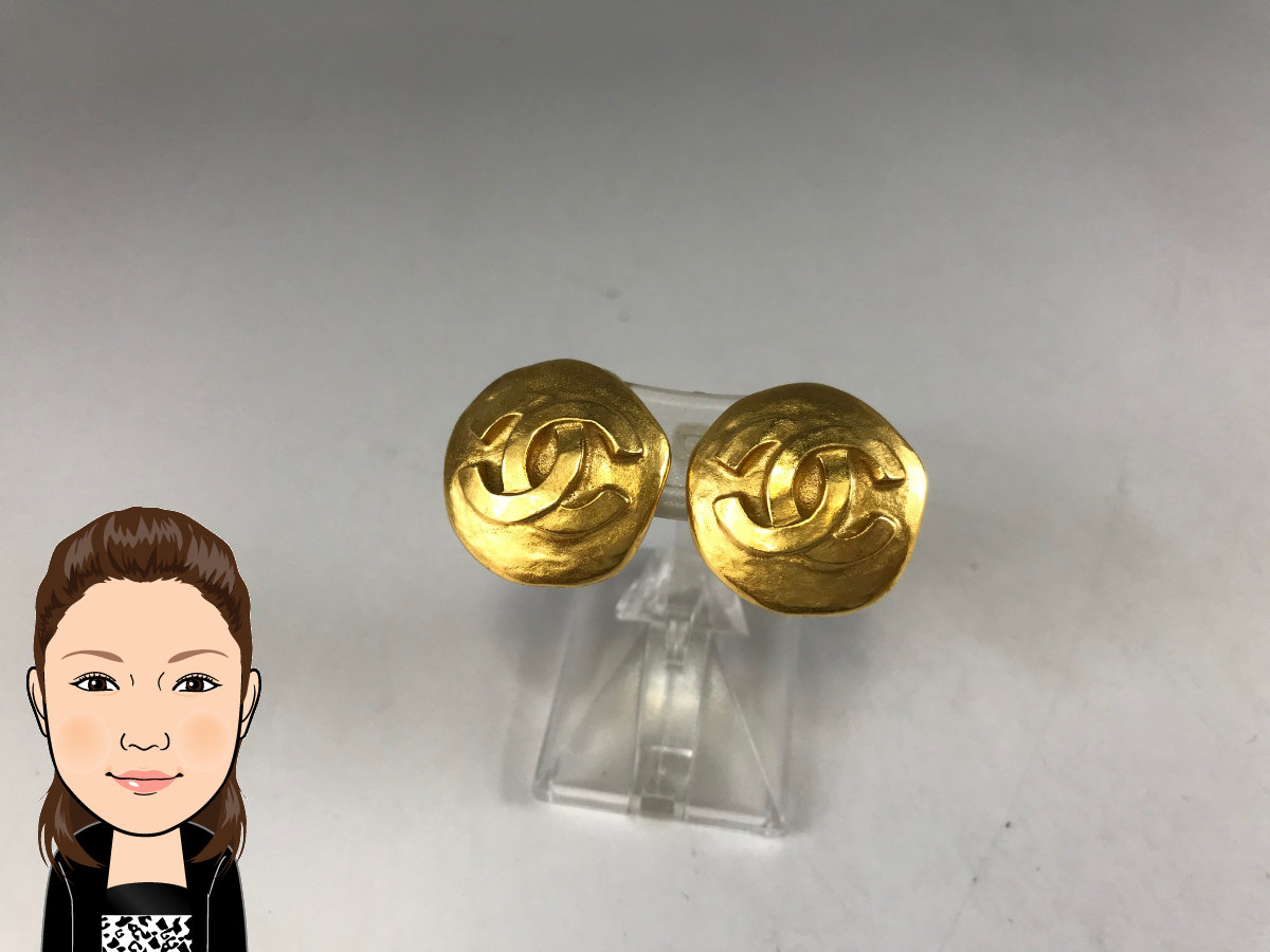 CHANEL 【シャネル】 ココマーク ロゴ イヤリング 画像1