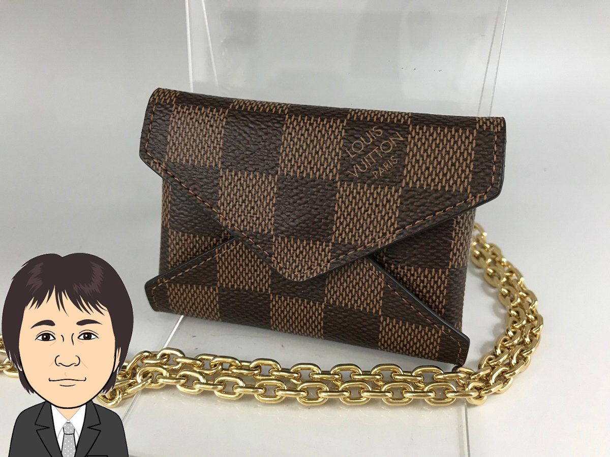 LOUIS VUITTON 【ルイヴィトン】ダミエ キリガミネックレス コインケース 画像1