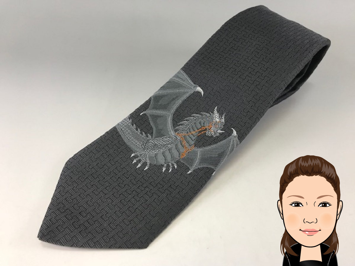 Hermès【エルメス】シルク ネクタイ ドラゴンフラッシュ 2019秋冬コレクション 画像1