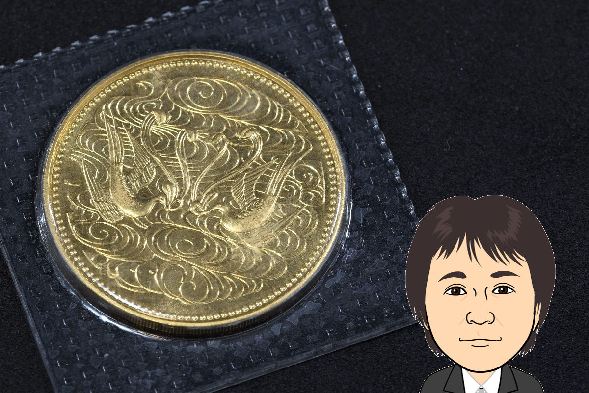 天皇陛下御在位60年記念金貨 画像1