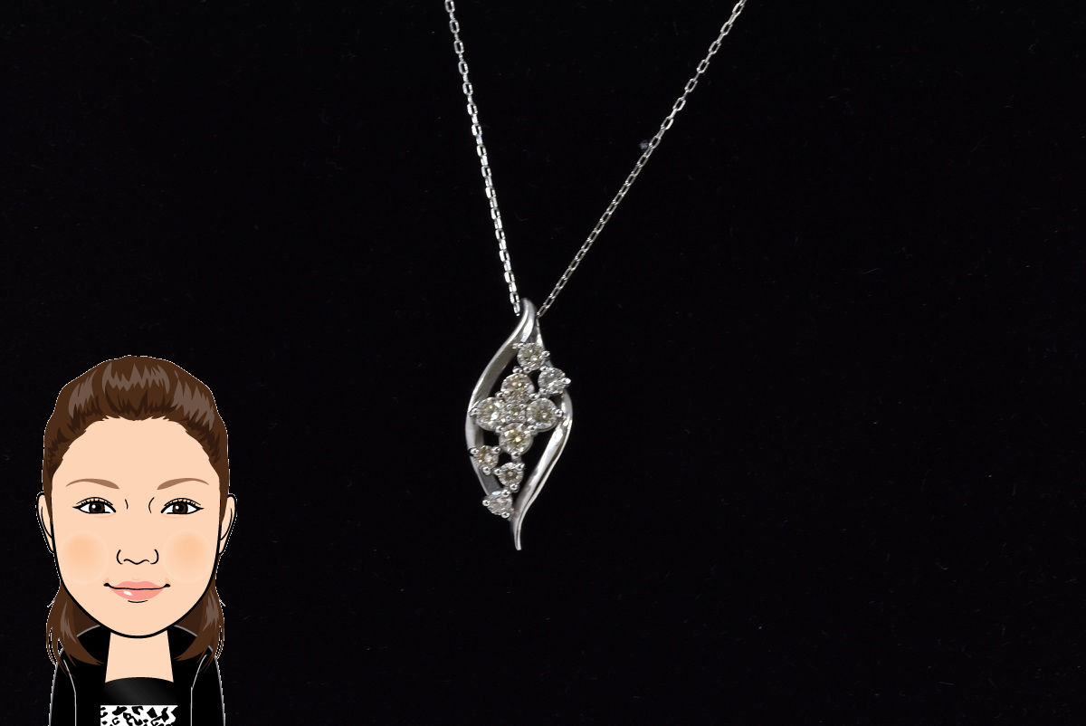 Pt950 プラチナ ダイヤモンド ネックレス 画像1