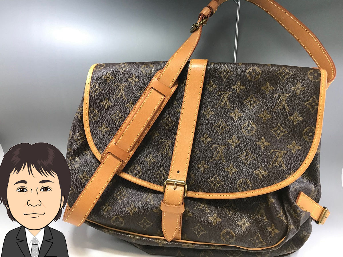 LOUIS VUITTON 【ルイヴィトン】 モノグラム ソミュール35 ショルダーバッグ 画像1