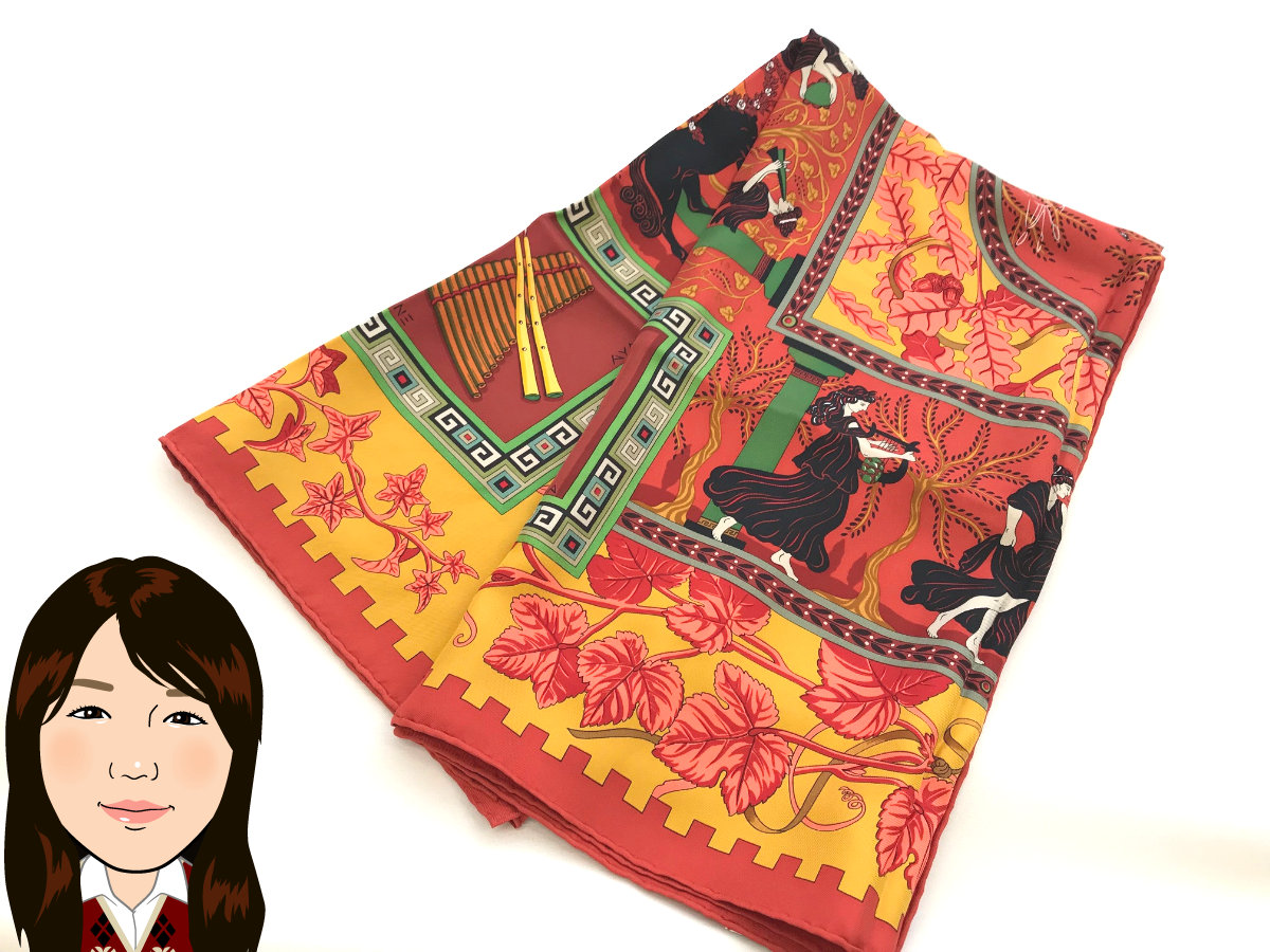 HERMES 【エルメス】 シルク スカーフ カレ90 画像1
