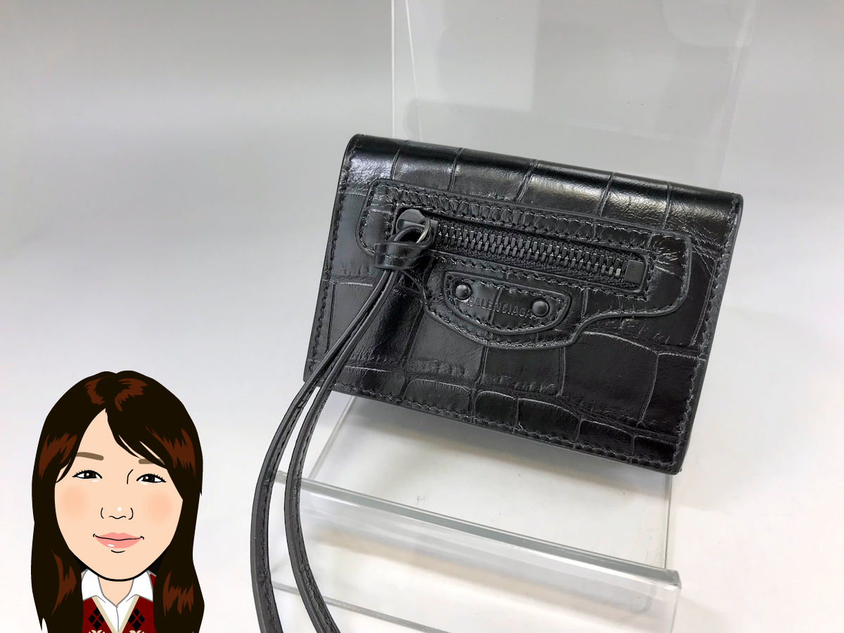 BALENCIAGA 【バレンシアガ】革 ミニ ウォレット 財布 画像1