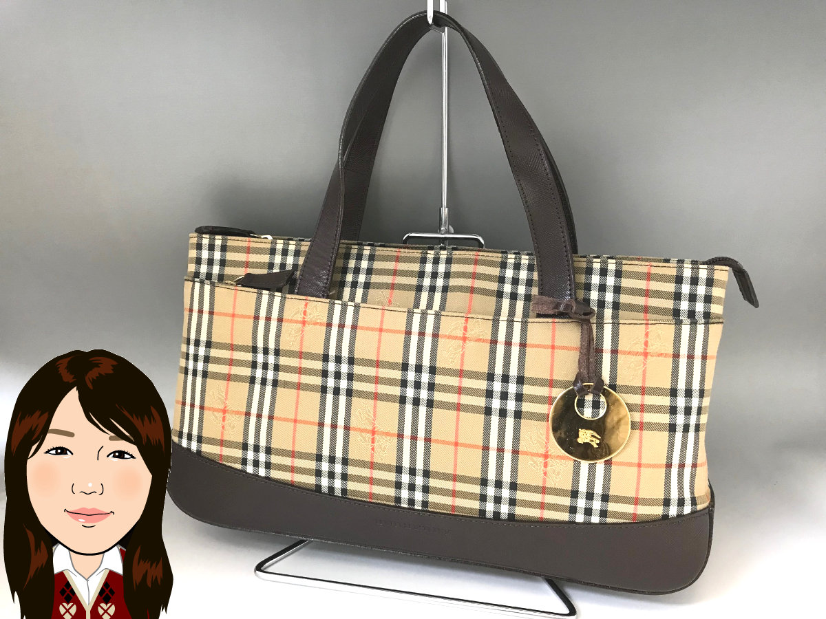 BURBERRY 【バーバリー】 チェック ハンドバッグ 画像1
