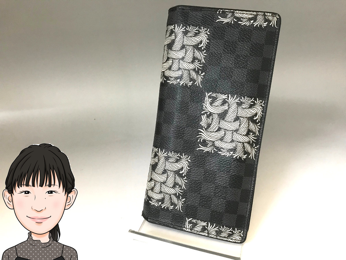 LOUIS VUITTON 【ルイヴィトン】 ダミエグラフィット ポルトフォイユ・ブラザ 長財布 画像1