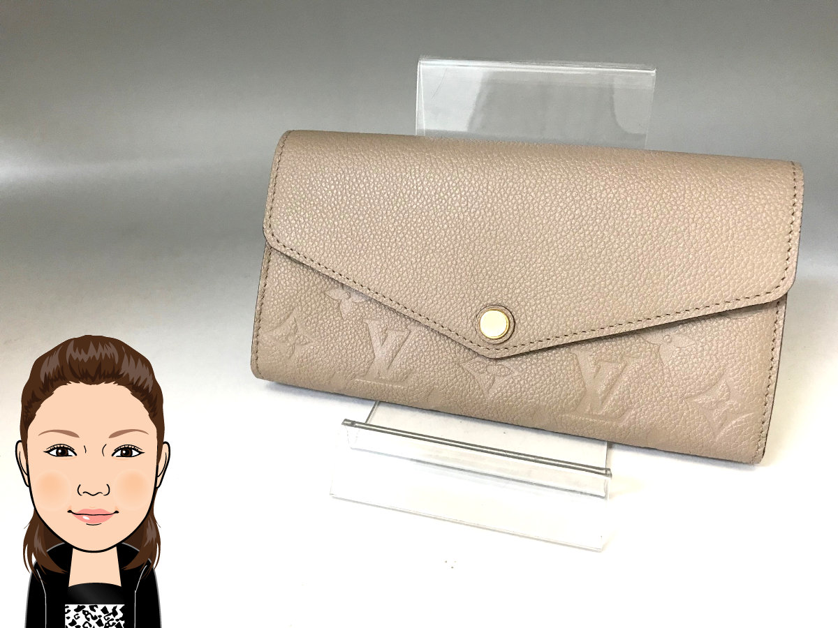 LOUIS VUITTON 【ルイヴィトン】 モノグラムアンプラント ポルトフォイユ・サラ 長財布 画像1