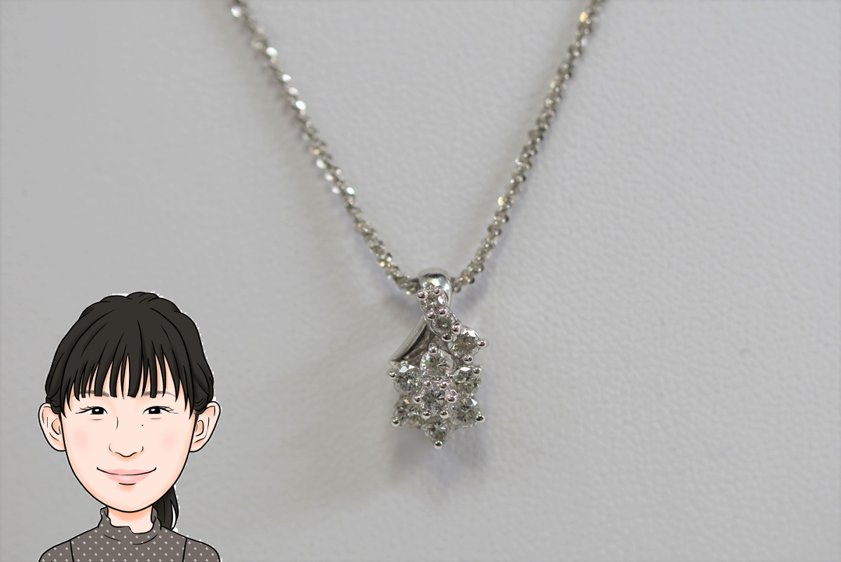 Pt999/Pt900 プラチナ ダイヤモンド ネックレス NC 画像1