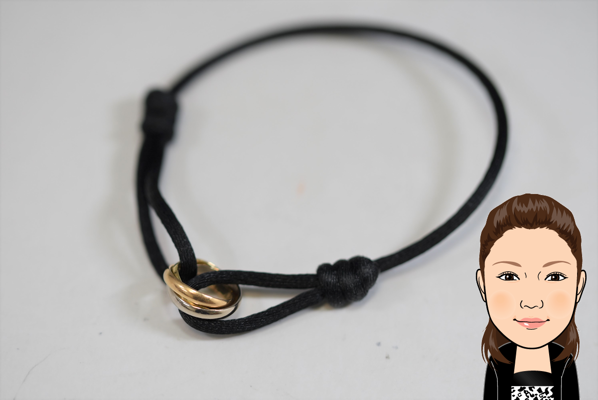 Cartier 【カルティエ】K18 18金 スリーゴールド トリニティ ブレスレット 画像1