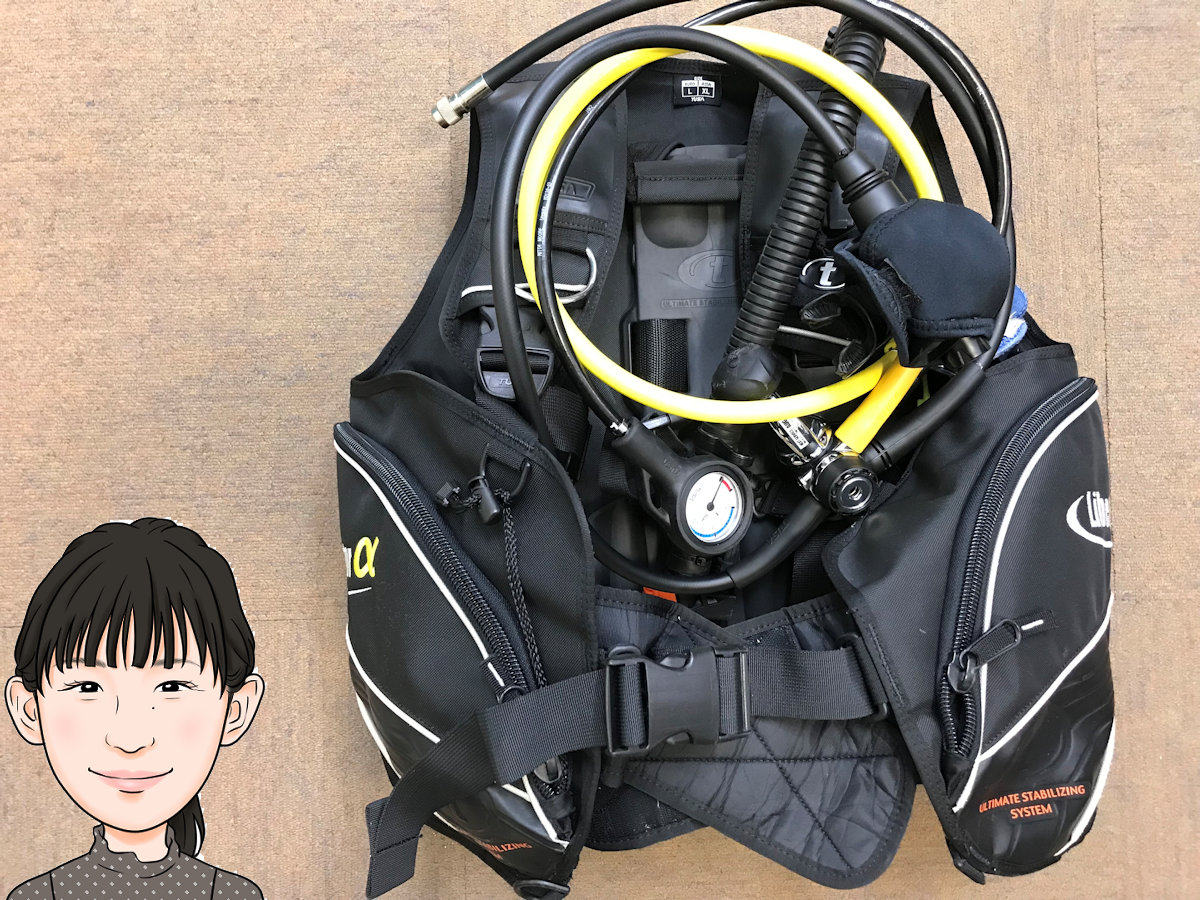 TUSA【ツサ】ダイビング レギュレーター ジャケット セット 画像1