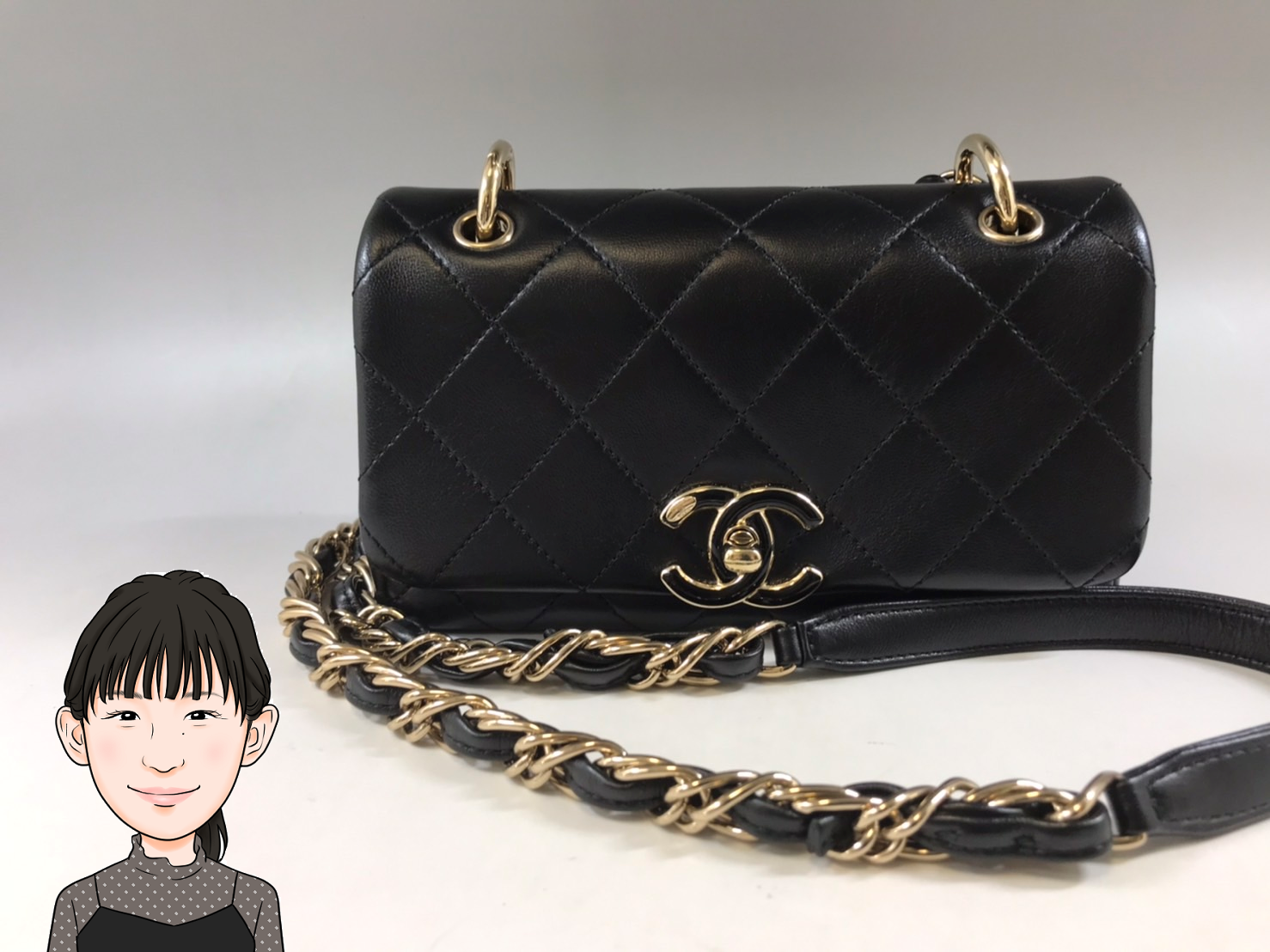 CHANEL 【シャネル】 マトラッセ チェーンショルダーバッグ 画像1