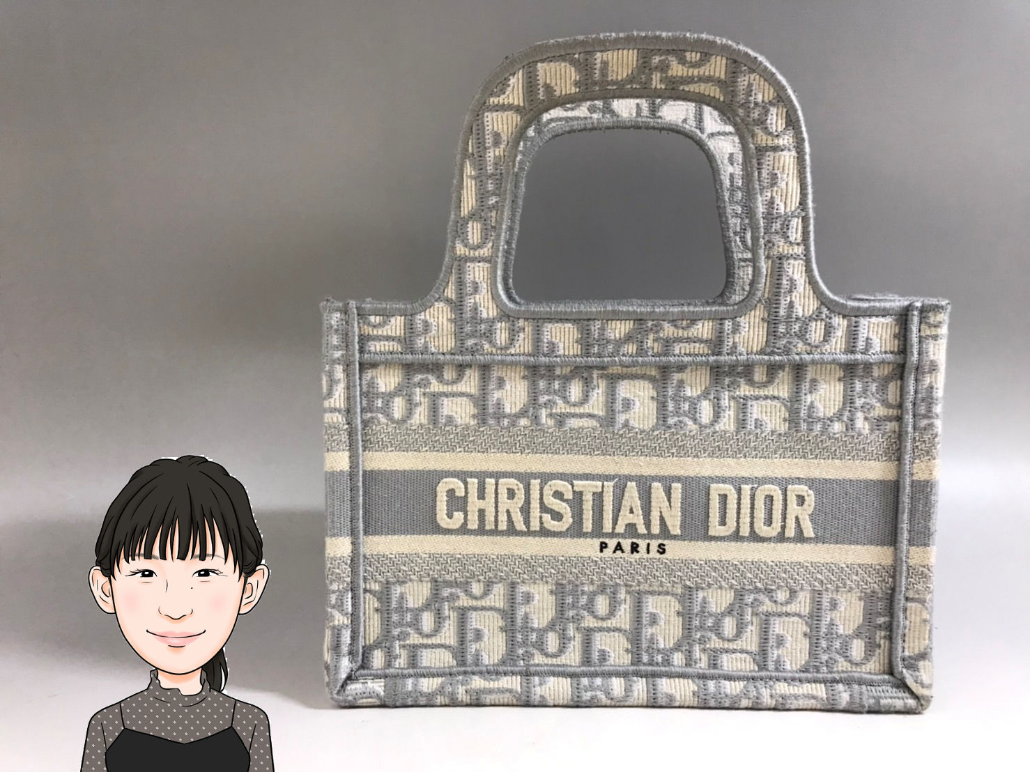 C.Dior 【クリスチャンディオール】 ブックトートミニ 画像1
