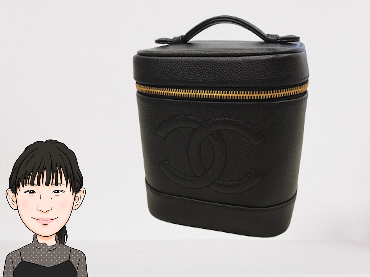 CHANEL 【シャネル】 キャビアスキン バニティバッグ 画像1