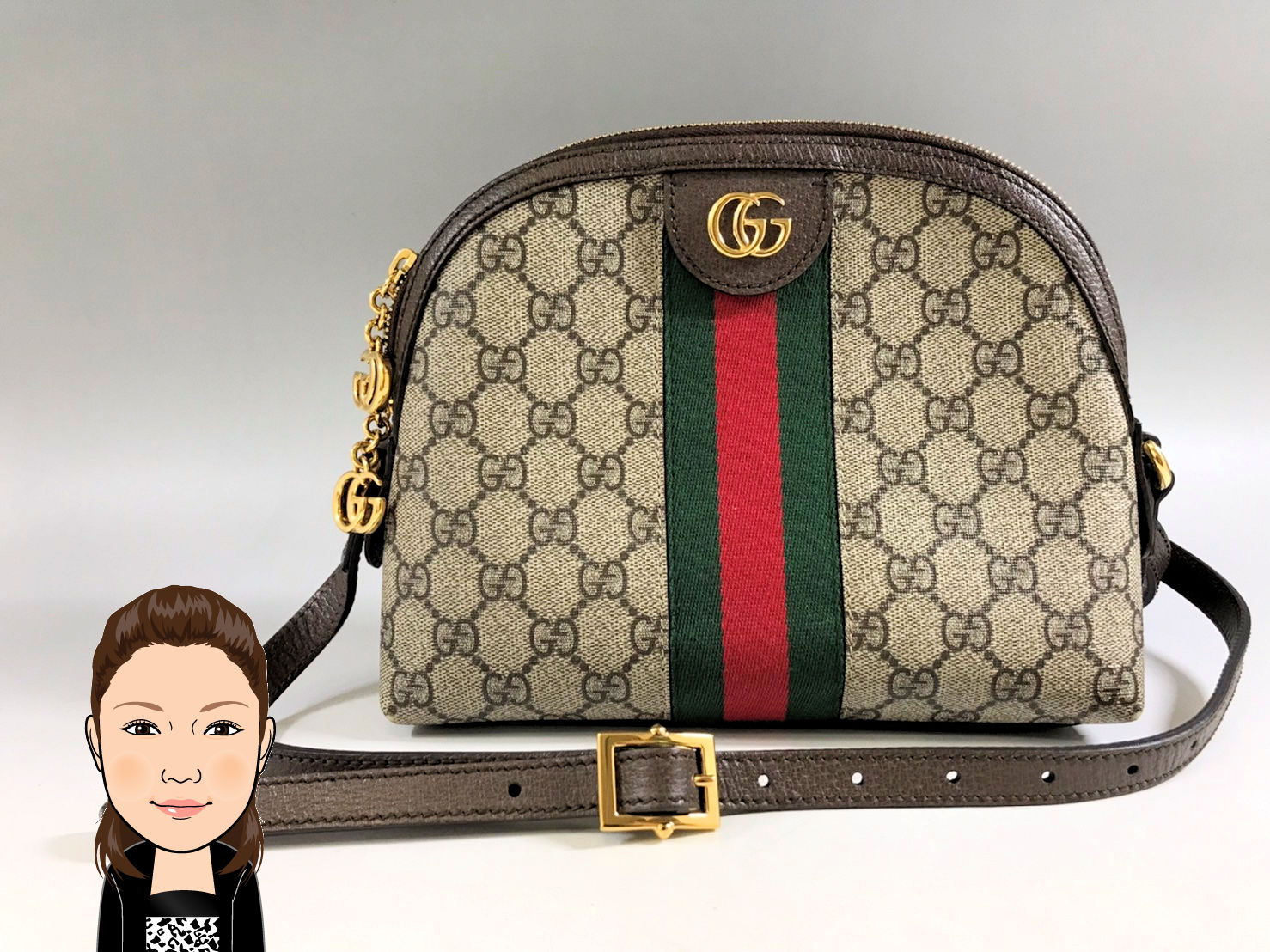 GUCCI 【グッチ】 GGスプリーム ショルダーバッグ 画像1