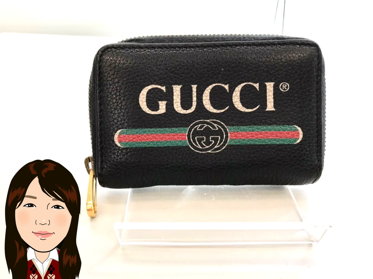 GUCCI 【グッチ】 ヴィンテージロゴ ラウンドファスナーコインケース 財布 画像1