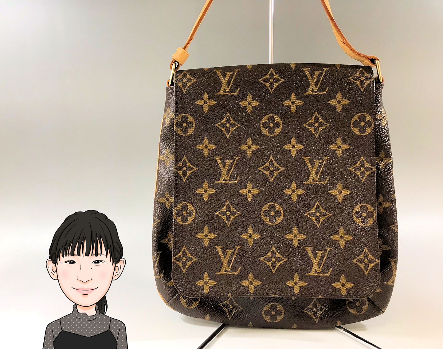 LOUIS VUITTON 【ルイヴィトン】 モノグラム ミュゼット・サルサ M51258 画像1