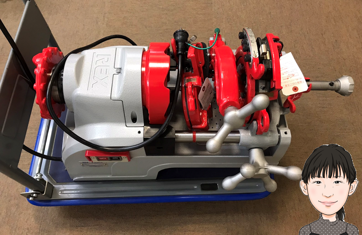 レッキス パイプマシン ねじ切り機 F50A3 画像1
