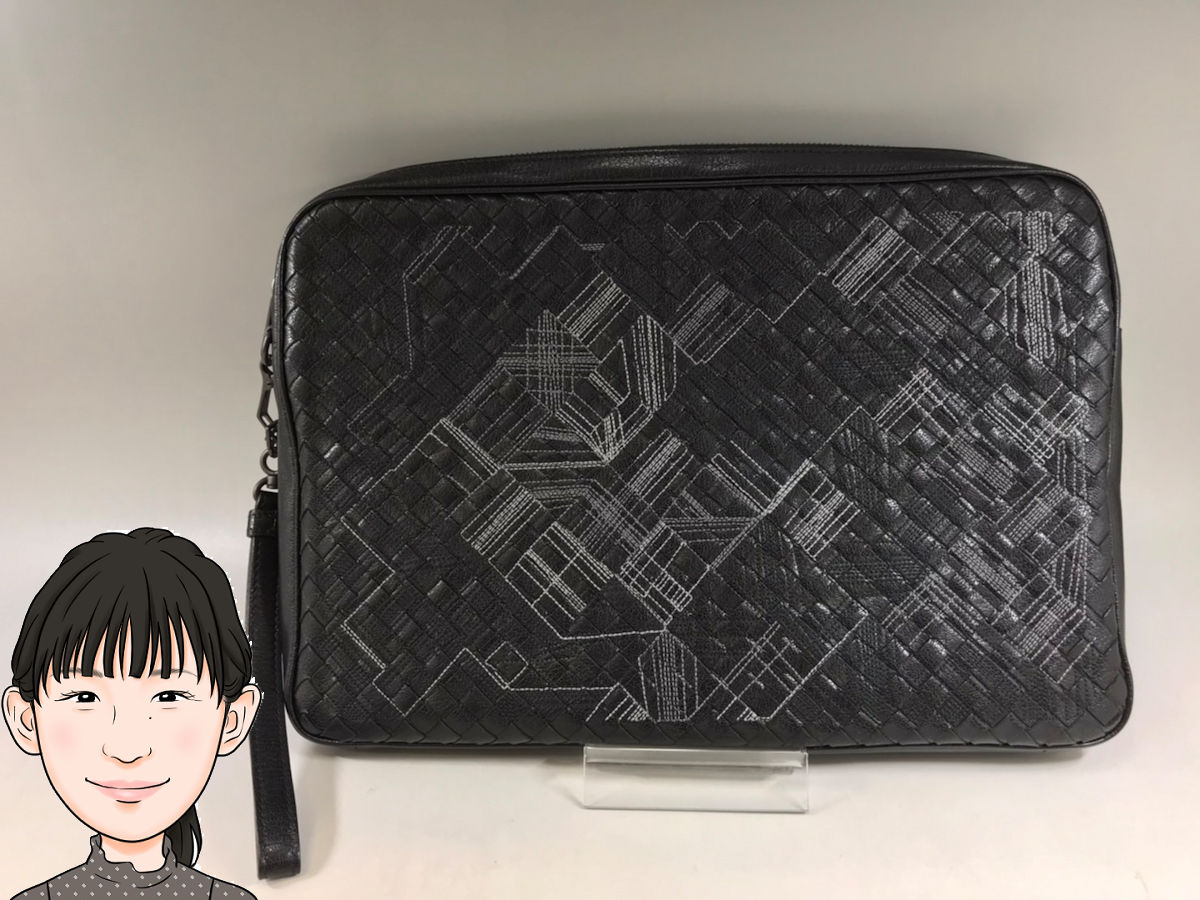 BOTTEGA VENETA 【ボッテガヴェネタ】イントレチャート クラッチバッグ 刺繍 画像1