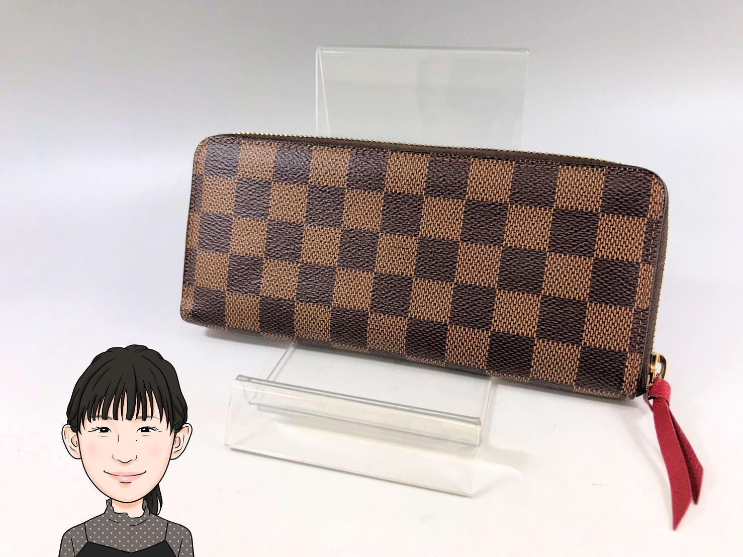 LOUIS VUITTON 【ルイヴィトン】 ダミエ ポルトフォイユ・クレマンス 画像1