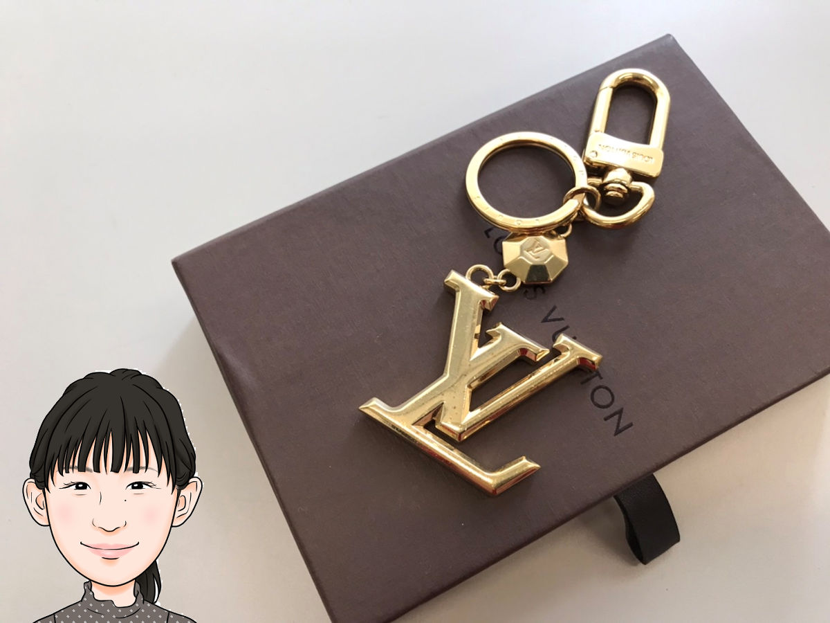 LOUIS VUITTON 【ルイヴィトン】ポルトクレ LVファセット キーリング キーホルダー M65216 画像1