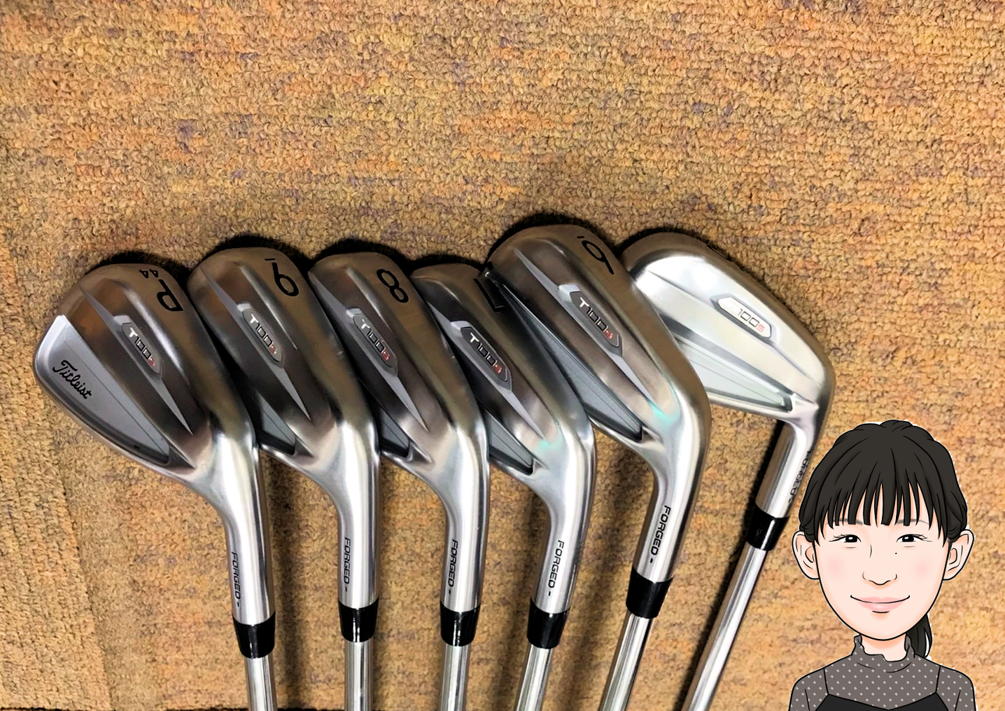 Titleist 【タイトリスト】 T100S 2021年モデル アイアンセット5～9.P 画像1
