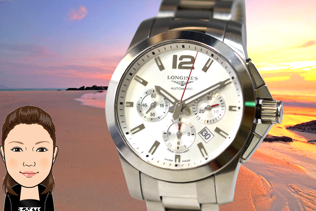 LONGINES 【ロンジン】 コンコエスト クロノグラフ メンズ腕時計 画像1