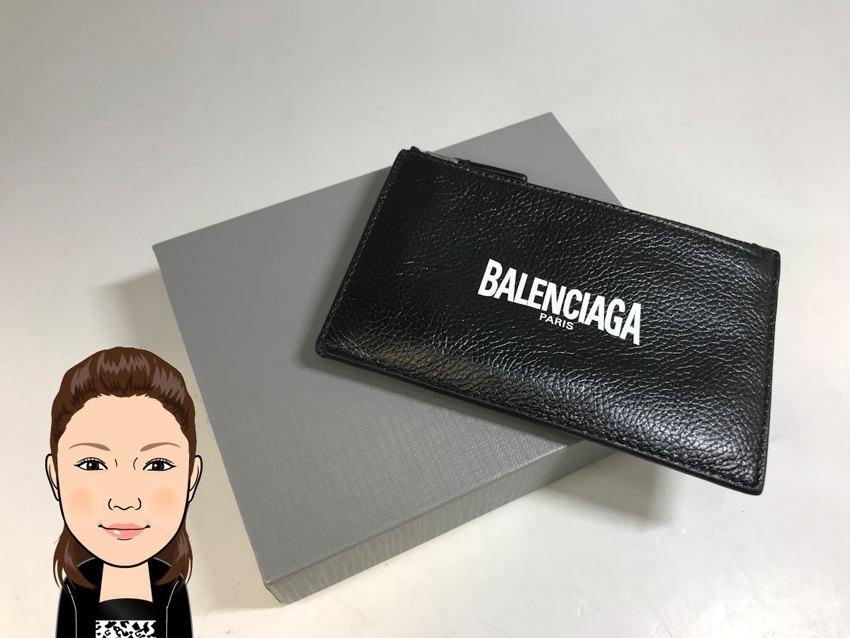BALENCIAGA 【バレンシアガ】 ロゴ カードケース コインケース 画像1