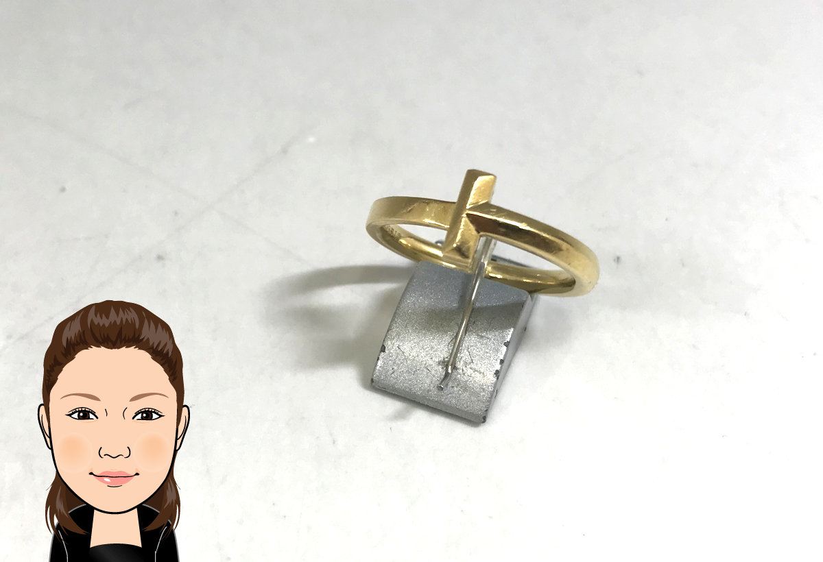 Tiffany 【ティファニー】 K18 18金 Tナロー 指輪 リング 画像1