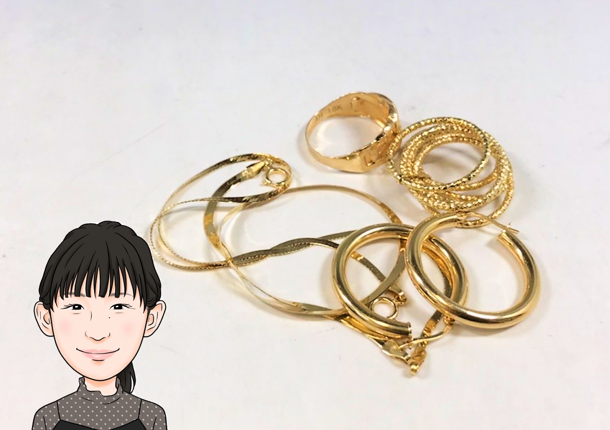 K18 18金 指輪 ピアス ネックレス 画像1