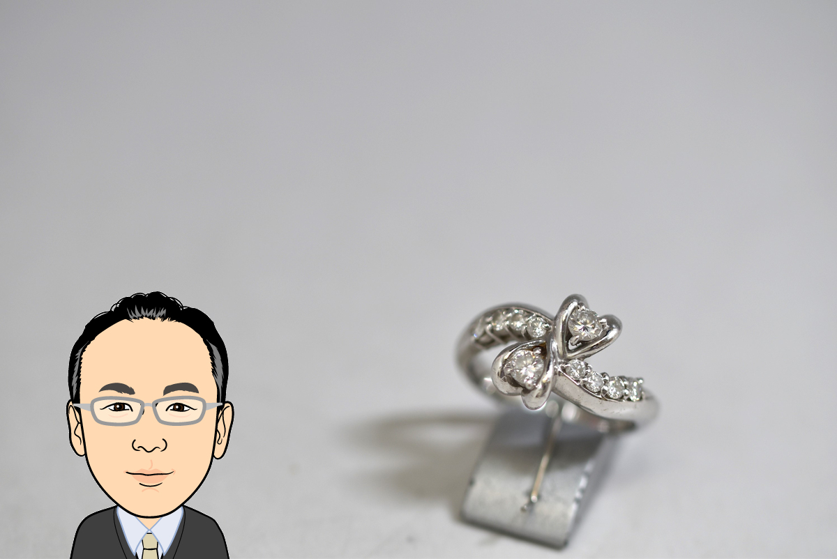 Pt900 プラチナ900 ダイヤモンド 指輪 リング 画像1