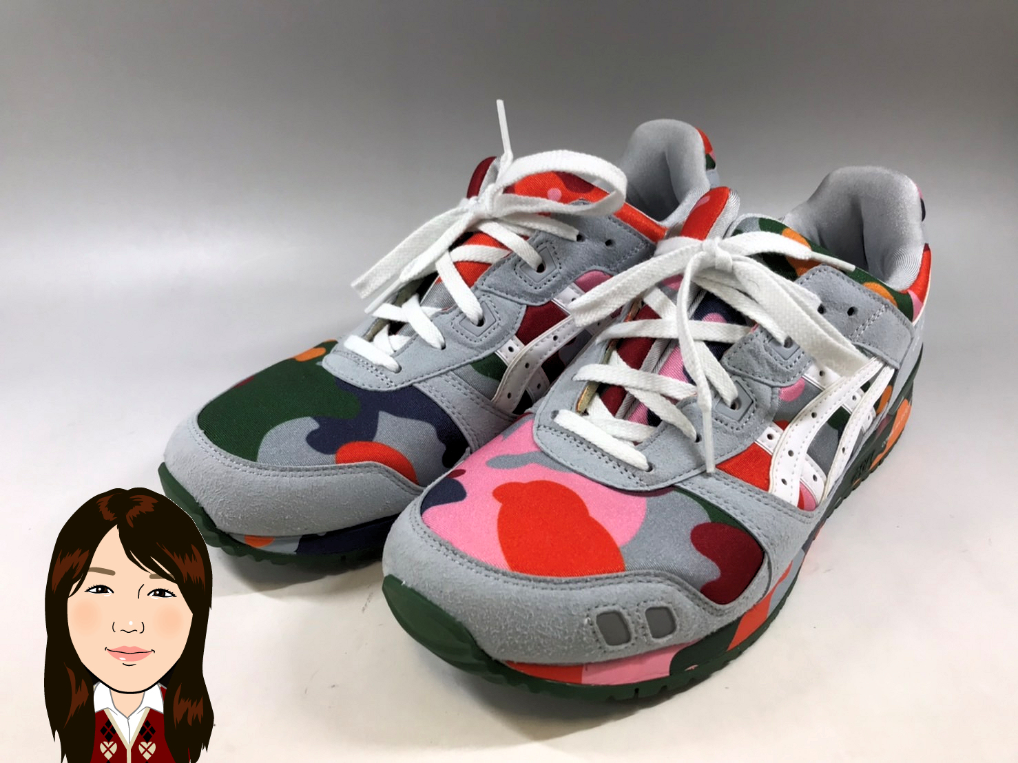 アシックス×コムデギャルソン スニーカー 画像1