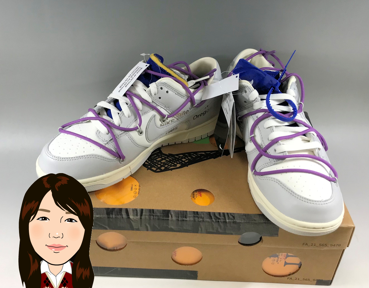 NIKE×OFF WHITE 【ナイキ×オフホワイト】 ダンクロー スニーカー 画像1