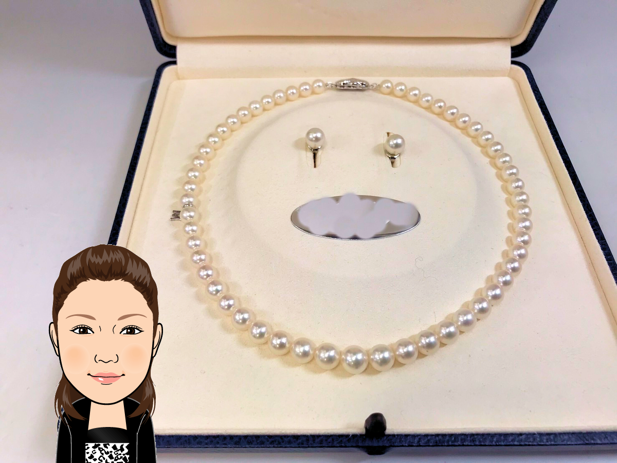 MIKIMOTO 【ミキモト】 パール 真珠 ネックレス ピアス 画像1