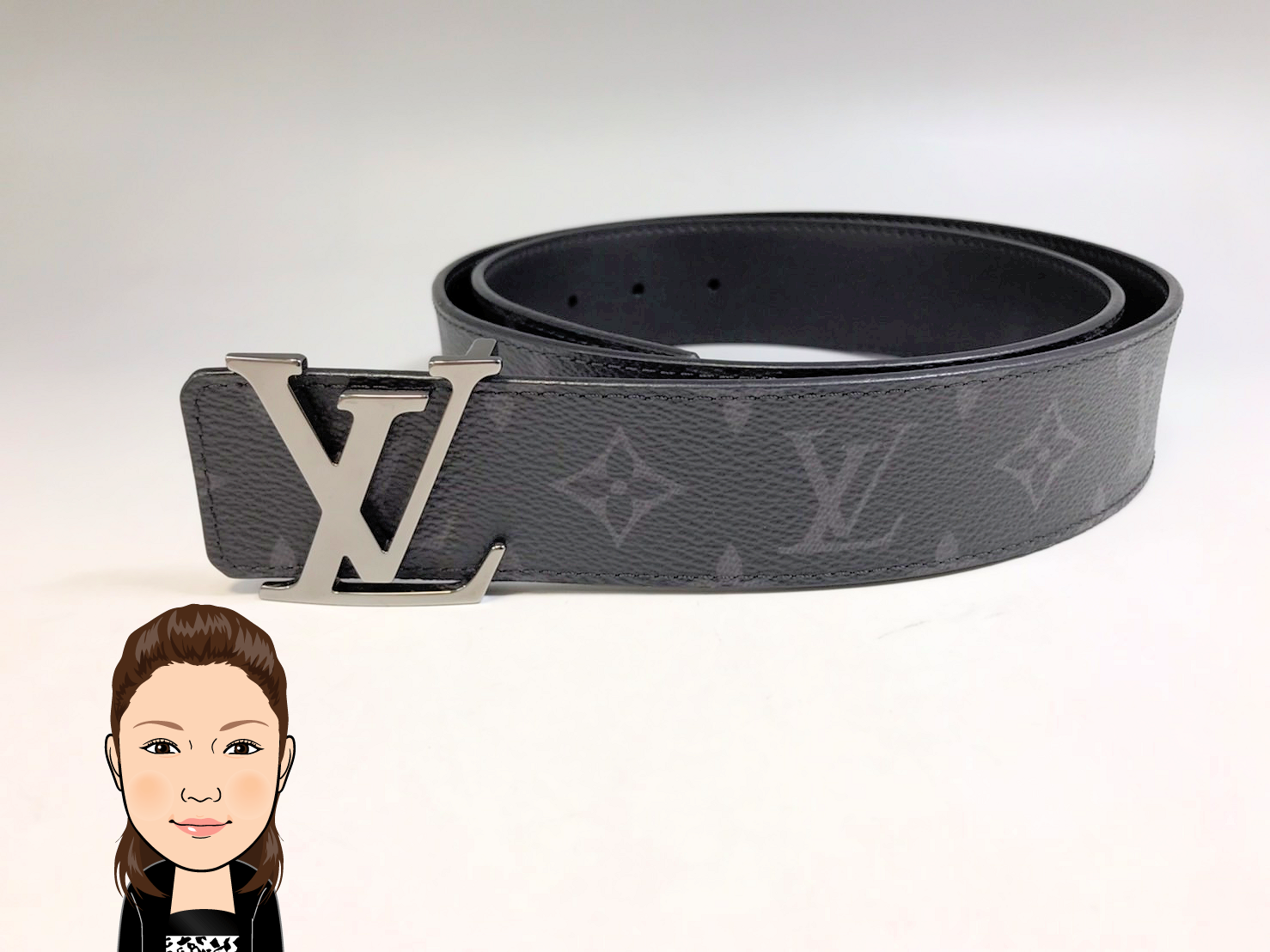 LOUIS VUITTON 【ルイヴィトン】 ベルト サンチュールLVイニシャル 画像1