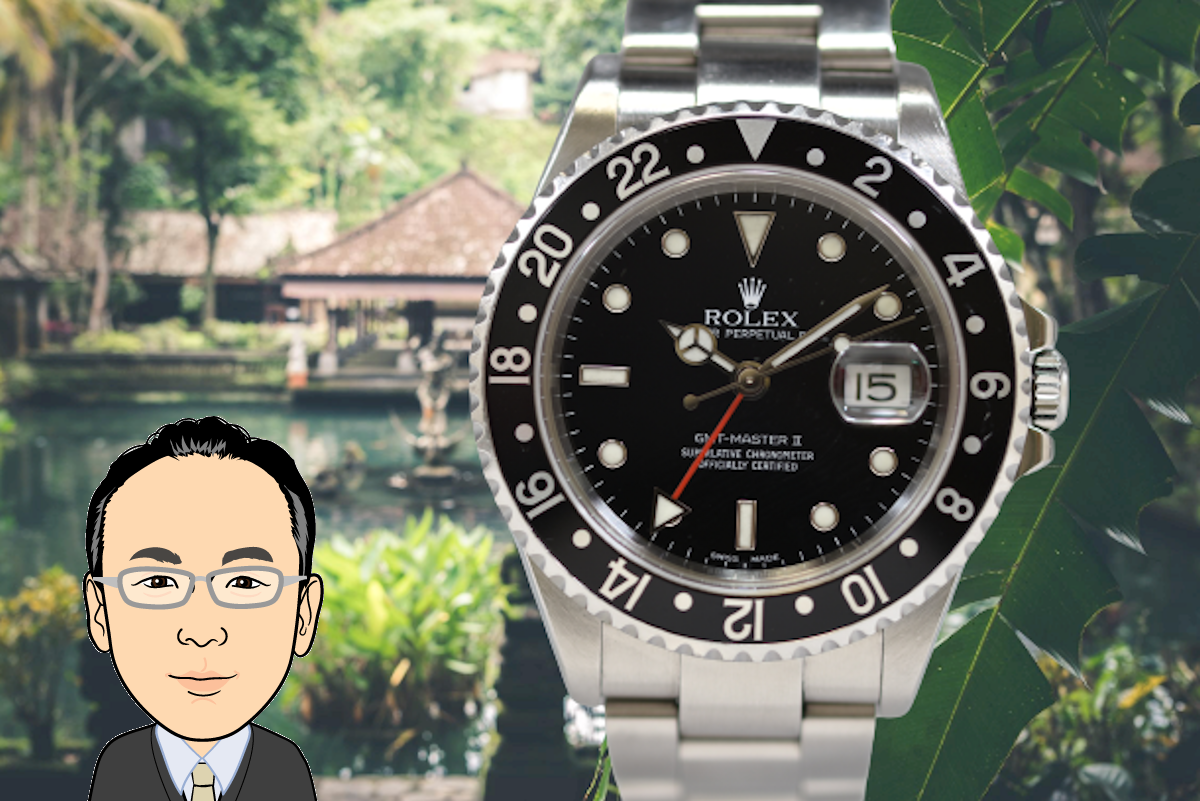 ROLEX 【ロレックス】GMTマスターⅡ 16710 黒 画像1