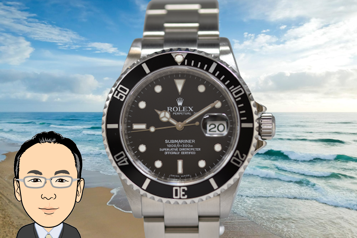 ROLEX 【ロレックス】サブマリーナ 16610 黒 紳士用時計 画像1