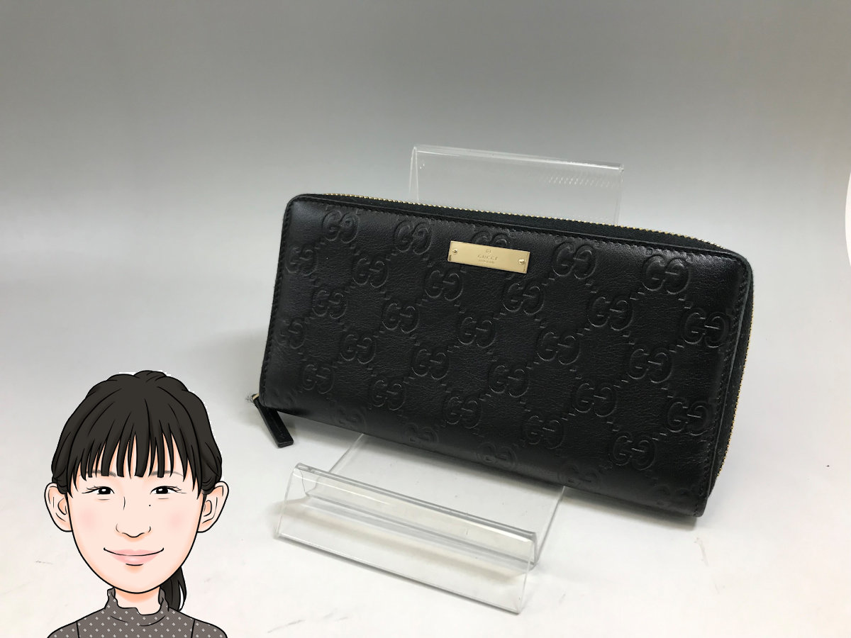 GUCCI 【グッチ】グッチシマ ラウンドファスナー 長財布 307980 画像1