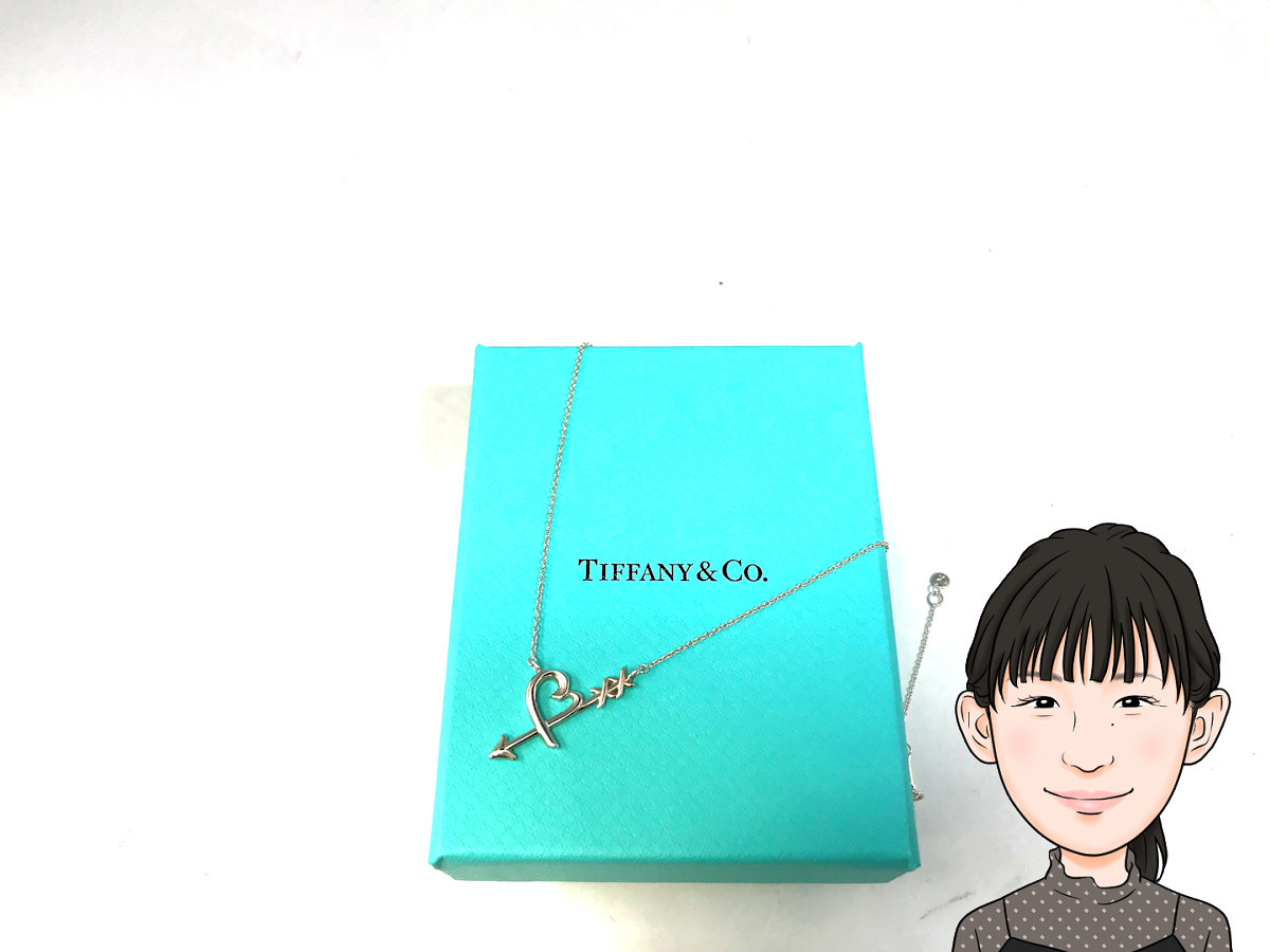 TIFFANY【ティファニー】SV925 シルバー ハートアロー ネックレス 画像1