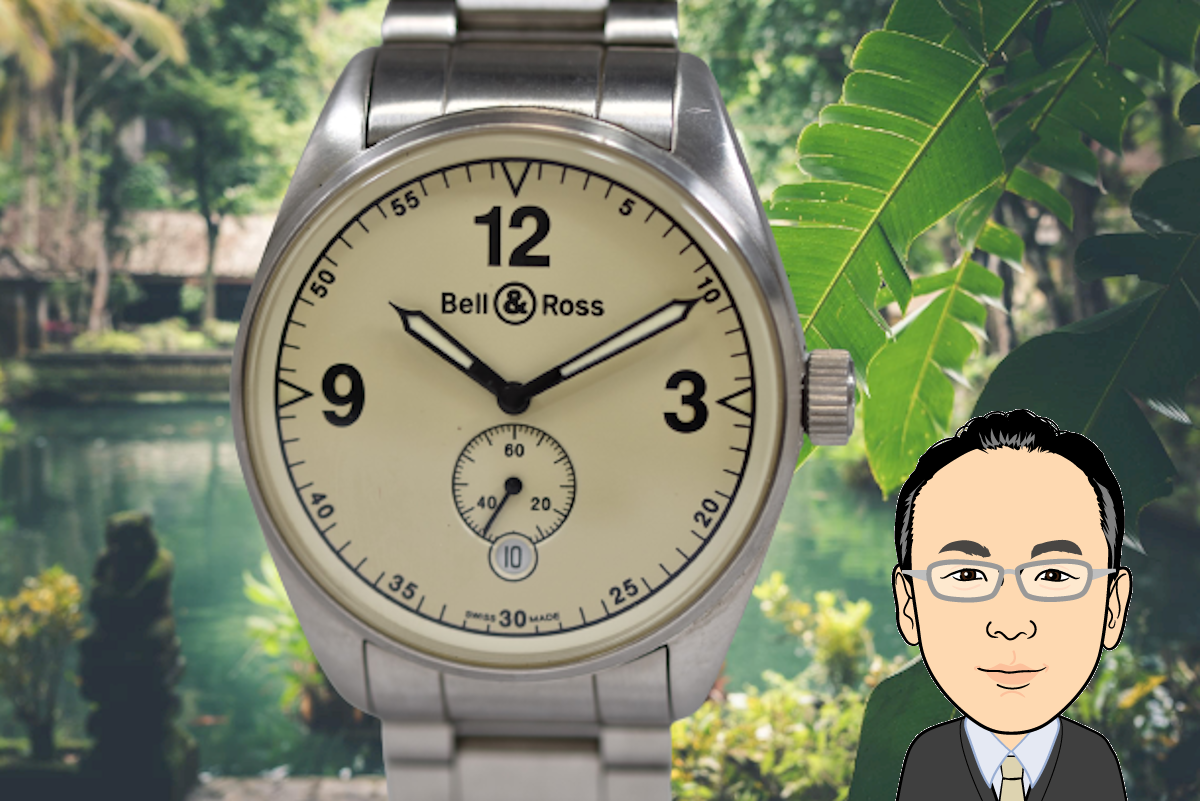 Bell&Ross【ベルアンドロス】123BE VINTAGE 紳士用時計 画像1