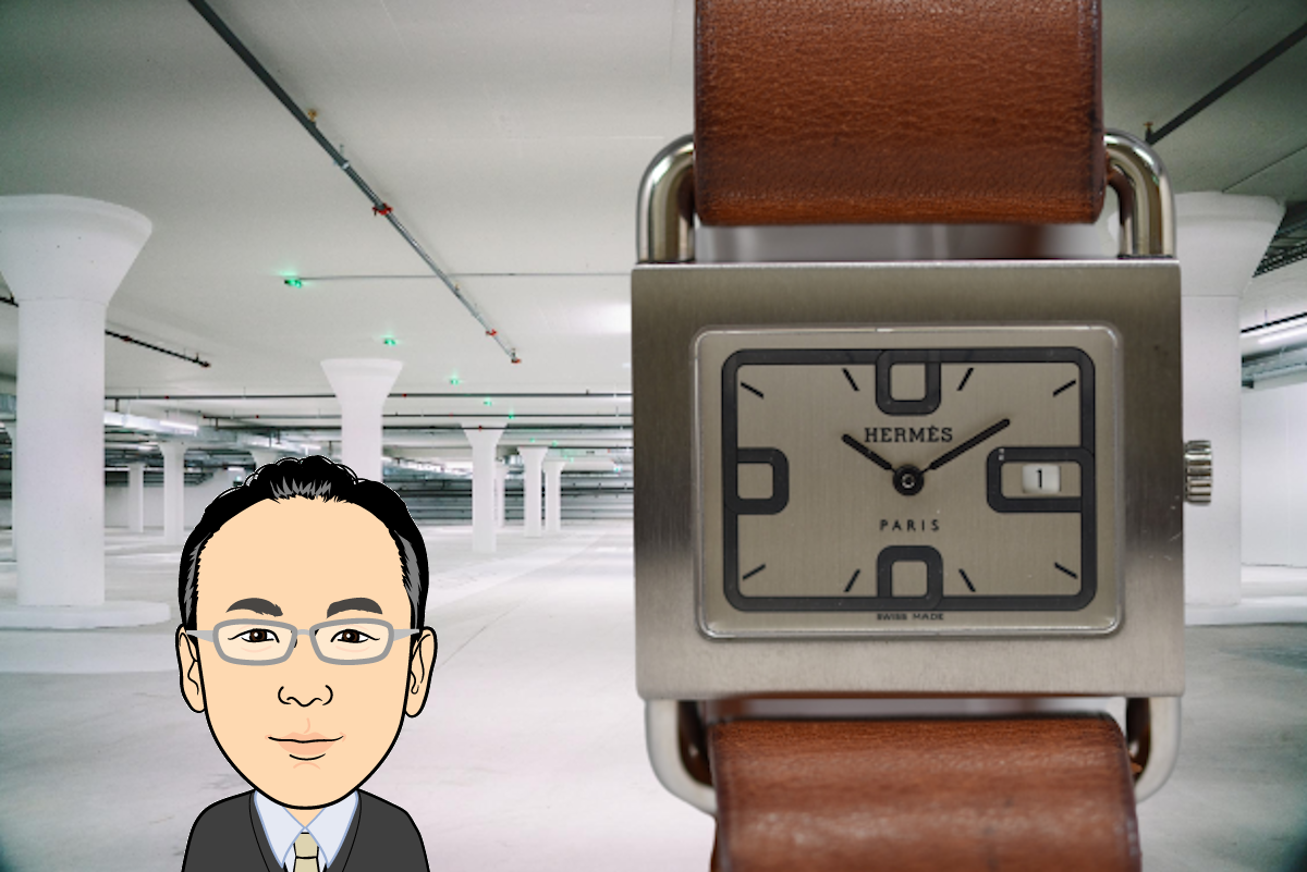 HERMES【エルメス】バレニア BA1.510 紳士用時計 画像1