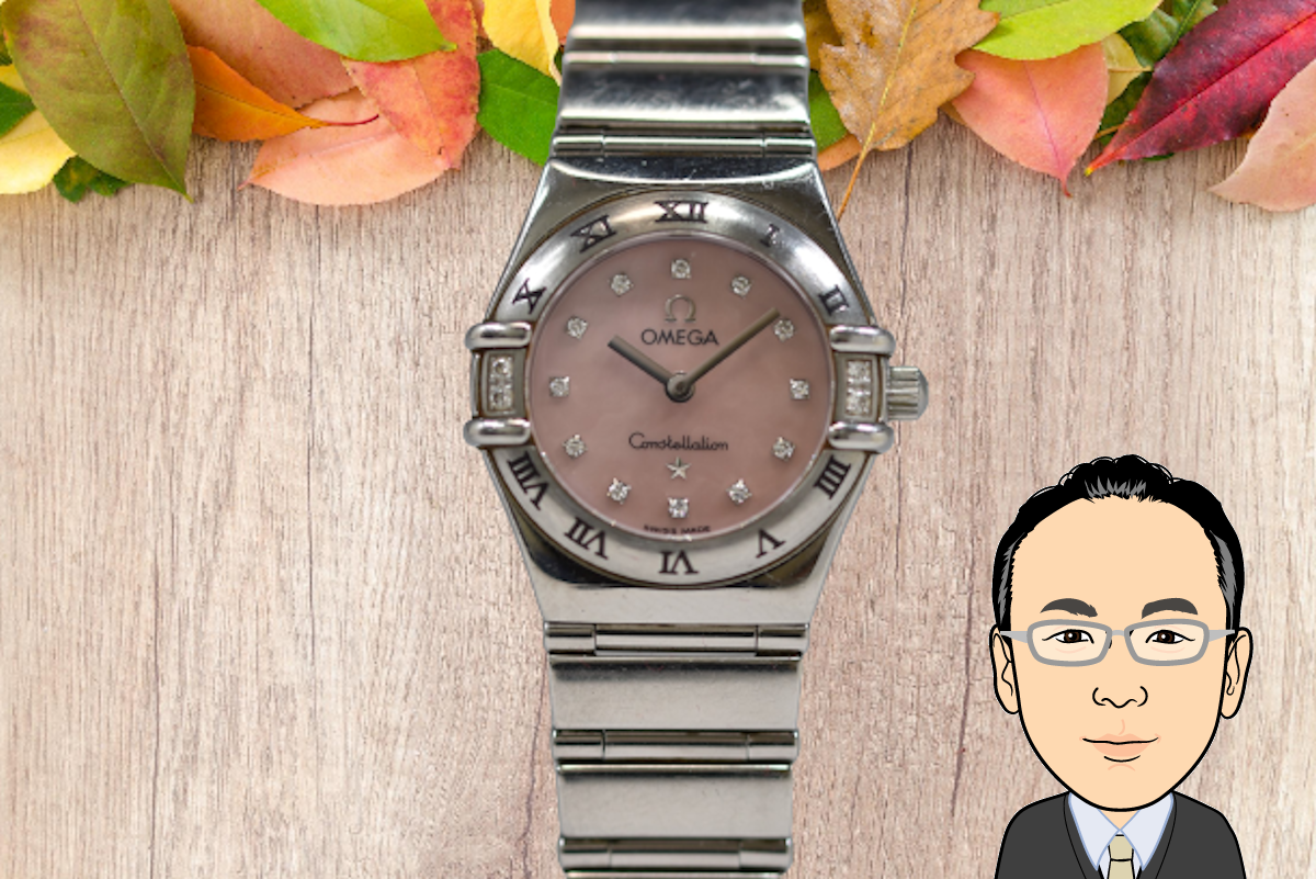 OMEGA【オメガ】コンステレーション ピンクシェル ダイヤモンド 女性用時計 画像1