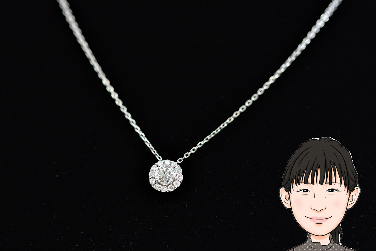 MONNICKENDAM【モニッケンダム】Pt850 Pt900 プラチナ ダイヤモンド ネックレス 画像1