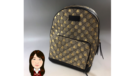 GUCCI 【グッチ】 GGスプリーム ビー バックパック リュック 画像1