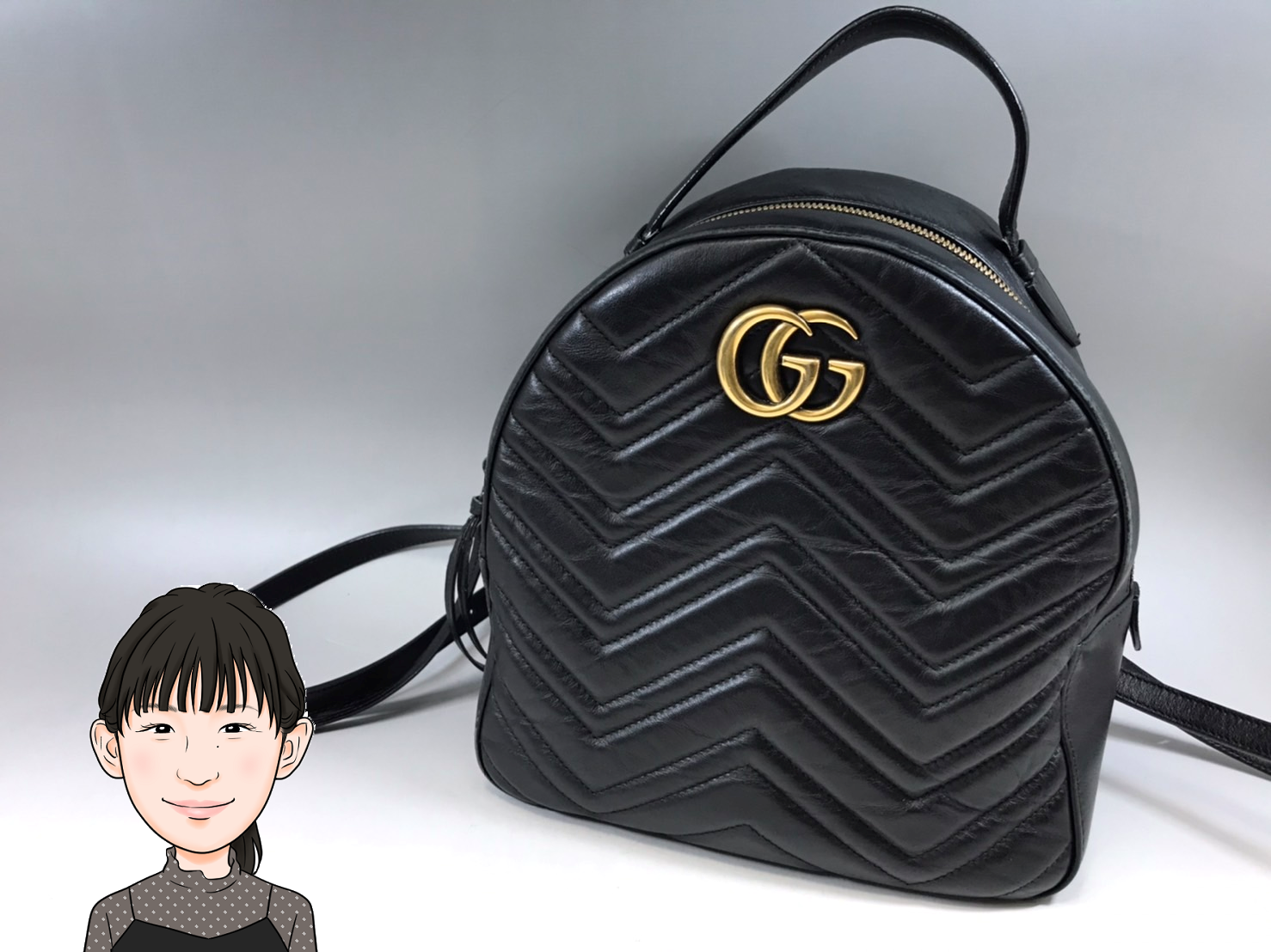 GUCCI 【グッチ】 GGマーモント リュック バックパック 画像1