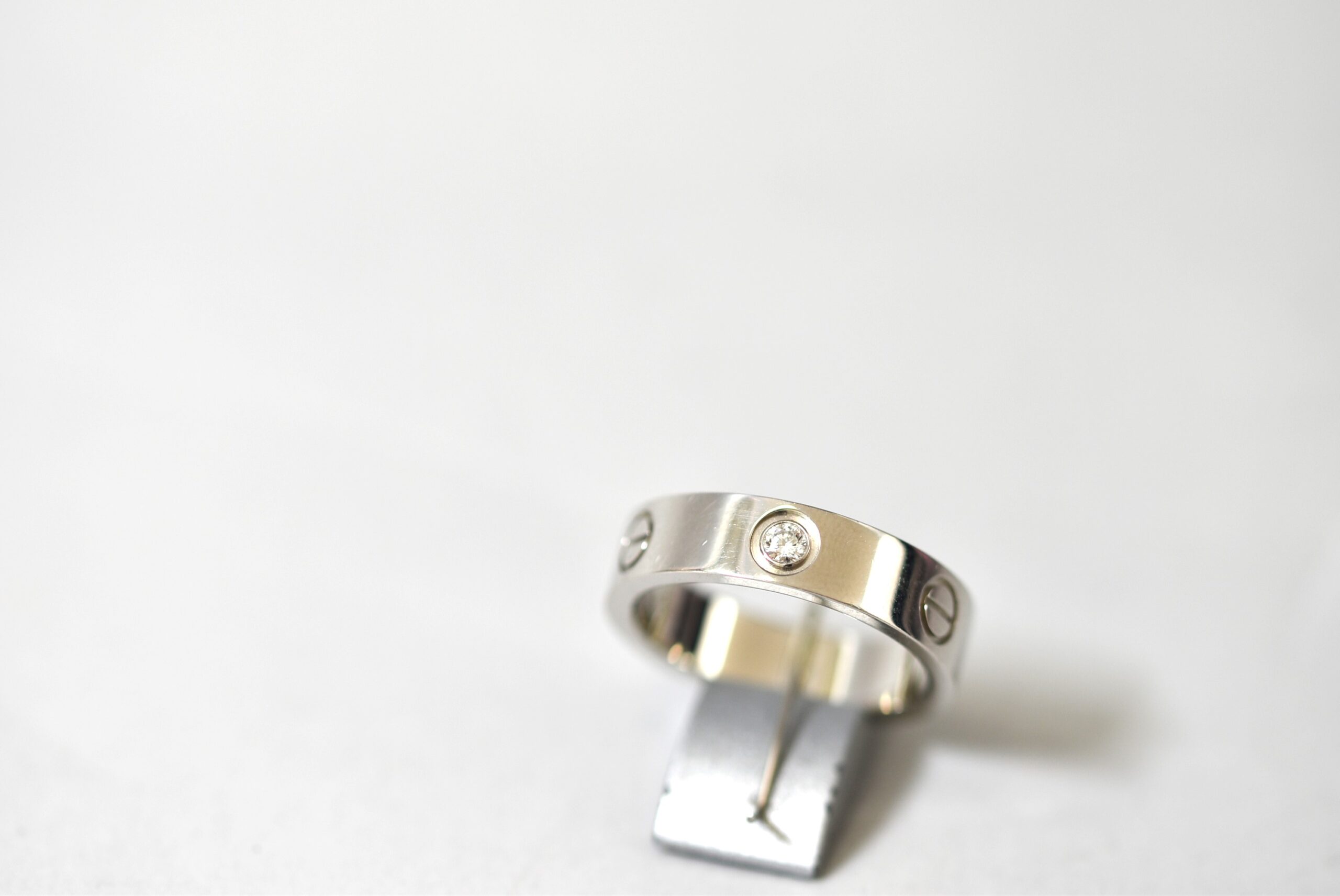 Cartier 【カルティエ】 Pt950 プラチナ ラブリング ダイヤモンド 1PD 画像1