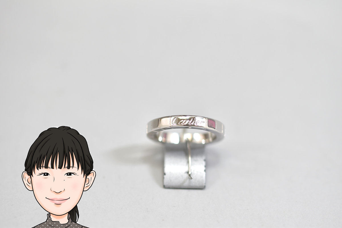Cartier【カルティエ】K18WG ラニエール 指輪 リング 画像1