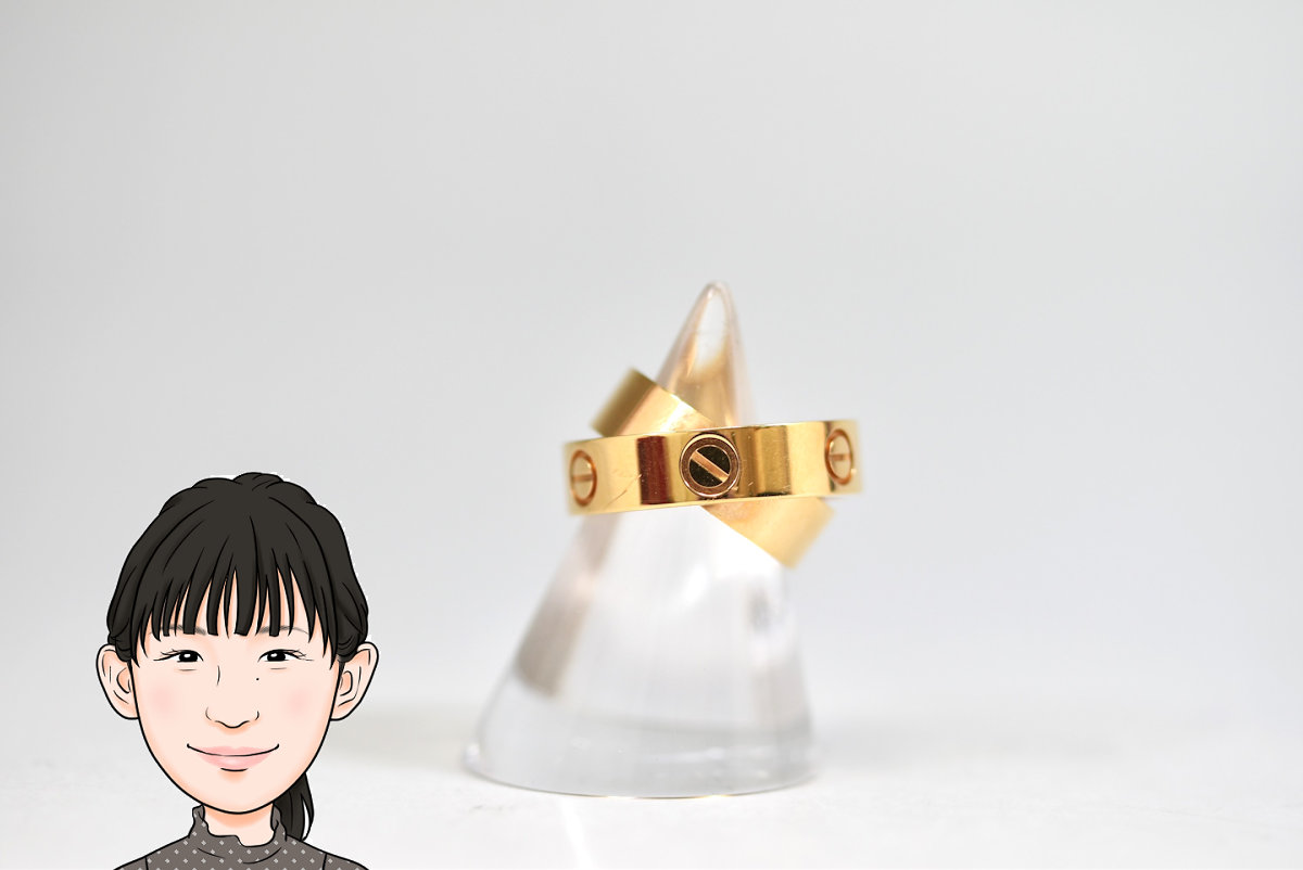 Cartier 【カルティエ】 K18 シークレットラブリング 画像1